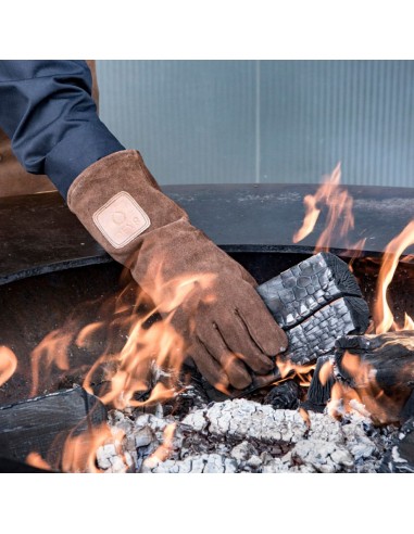 GANTS CUIR MARRON OFYR
