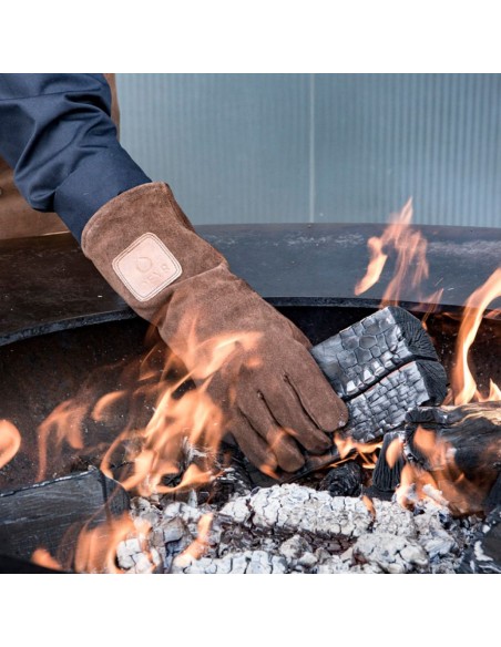 GANTS CUIR MARRON OFYR