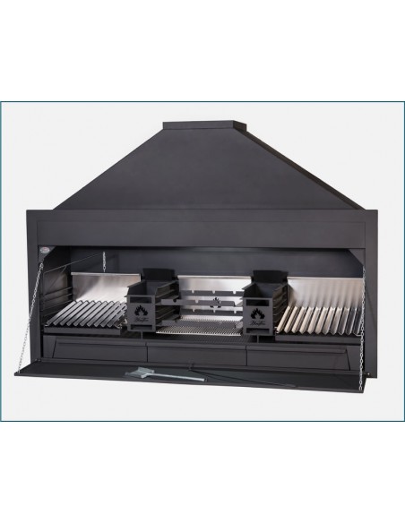 BARBECUE BRAAI BUILT-IN 2300 DIRTY HARRY