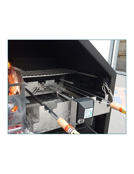 CADRE SUPPORT BROCHETTES ET ROTISSERIE BRAAI 800/1000/1200
