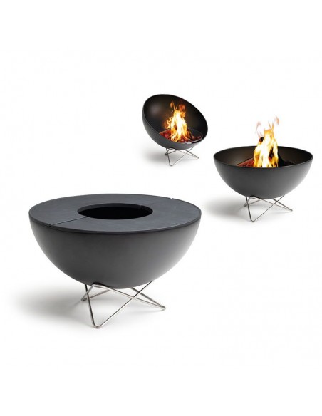 DEMI PLANCHA FONTE POUR  BRASERO BOWL 57 - HOFATS