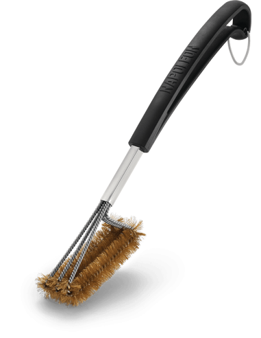 Brosse De Nettoyage Barbecue Napoleon 45,7 Cm - Poils Fins Acier Inoxydable - Idéale Pour Grilles Émaillées