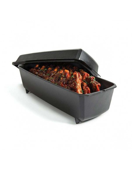 COCOTTE EN FONTE RECTANGULAIRE POUR BARBECUE BROIL KING