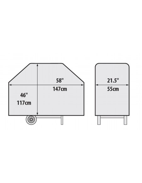 HOUSSE PREMIUM BARON OU CROWN 4 BR&Ucirc;LEURS BROIL KING