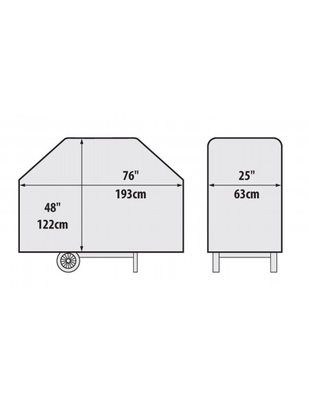 HOUSSE PREMIUM POUR REGAL ET IMPERIAL 6 BR&Ucirc;LEURS BROIL KING