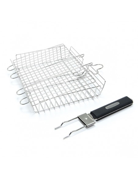 PANIER &Agrave; GRILL SANDWICH INOX BROIL KING