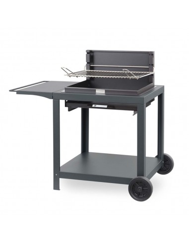 BARBECUE CHARBON MONTORY SUR CHARIOT...