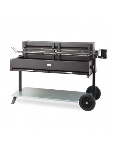 BARBECUE MECHOUI ACIER NOIR SUR...