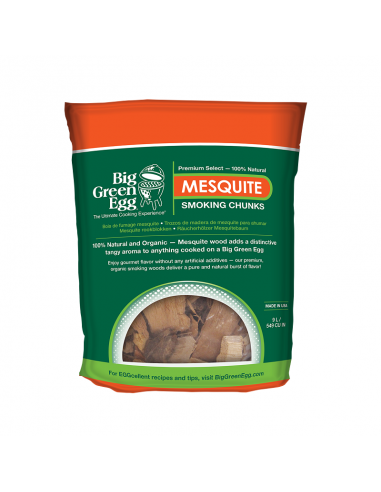 WOOD CHUNK MESQUITE 9L BIG GREEN EGG