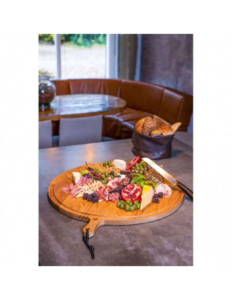 PLANCHE A DECOUPER CHENE MASSIF RONDE 60CM - XL DUTCHDELUXES