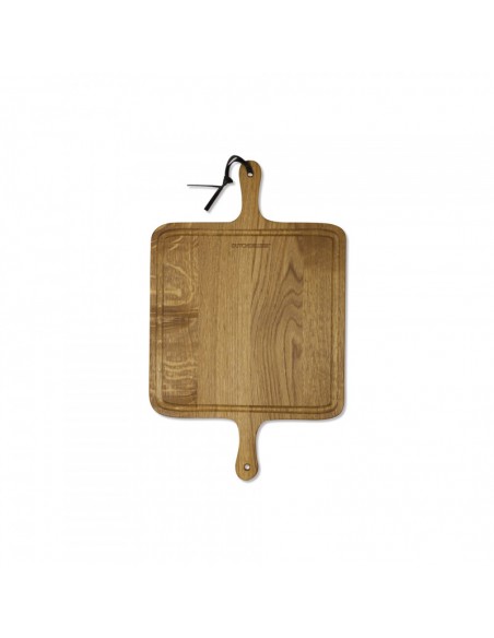 PLANCHE CHENE MASSIF BBQ 2 MANCHES 34X55 CARRE DUTCHDELUXES
