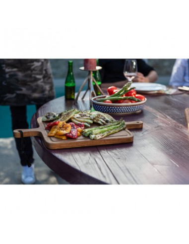PLANCHE CHENE MASSIF BBQ 2 MANCHES...