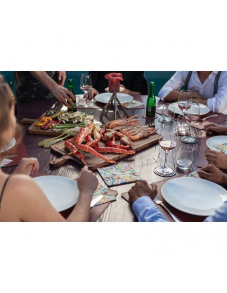 PLANCHE CHENE MASSIF BBQ 2 MANCHES 34X78 RECT DUTCHDELUXES