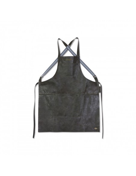 TABLIER EN CUIR VINTAGE GRIS DUTCHDELUXES