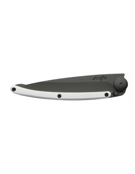 COUTEAU DEEJO 37G - BLACK DORE OR BLANC