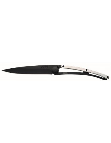 COUTEAU DEEJO 37G - BLACK DORE OR BLANC