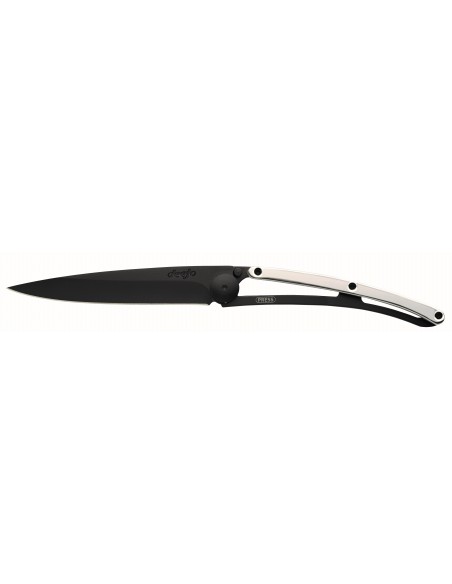 COUTEAU DEEJO 37G - BLACK DORE OR BLANC