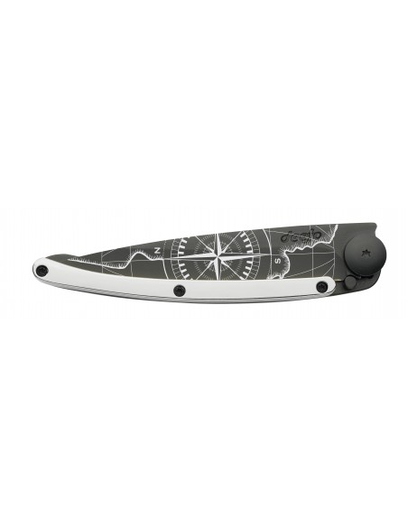 COUTEAU DEEJO 37G - BLACK DORE OR BLANC - TERRA INCOGNITA