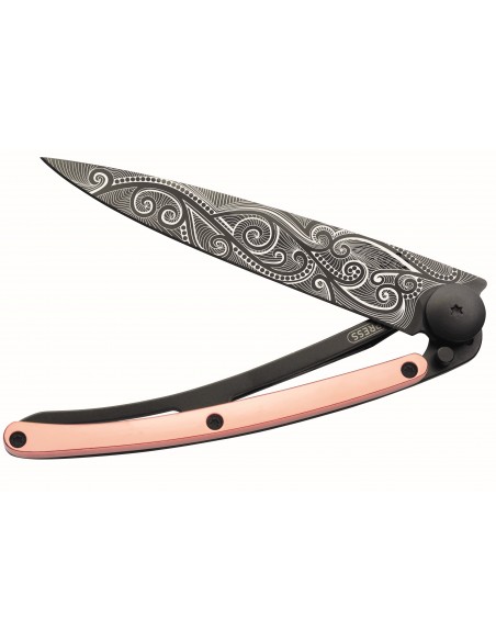COUTEAU DEEJO 37G - BLACK DORE OR ROSE - PACIFIQUE