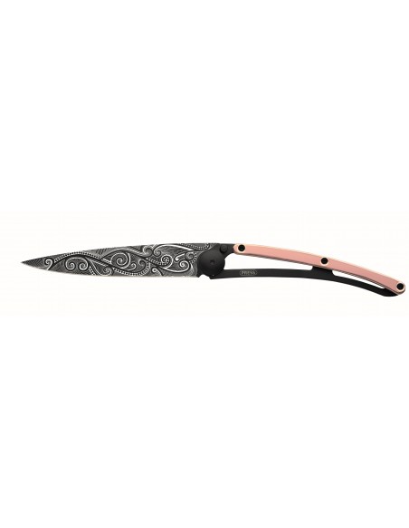 COUTEAU DEEJO 37G - BLACK DORE OR ROSE - PACIFIQUE