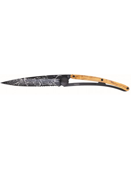 COUTEAU DEEJO SERRATED 37G -CHASSE-OLIVIER