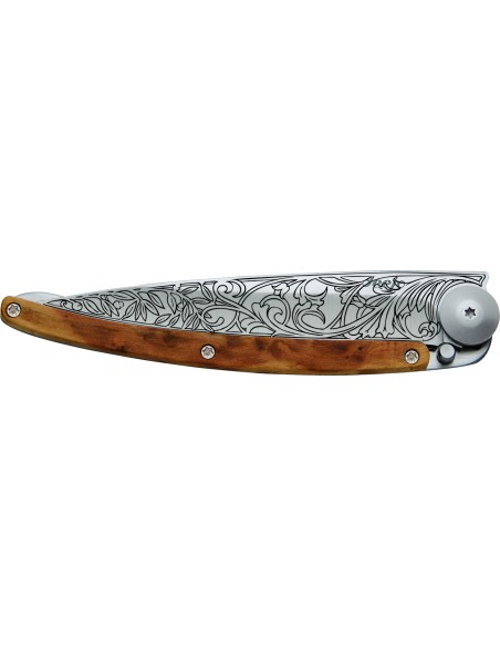 COUTEAU DEEJO TATOO 37G - ART NOUVEAU - GENEVRIER