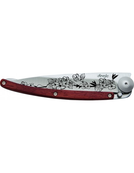 COUTEAU DEEJO TATOO 37G - CERISIER - BOIS DE ROSE