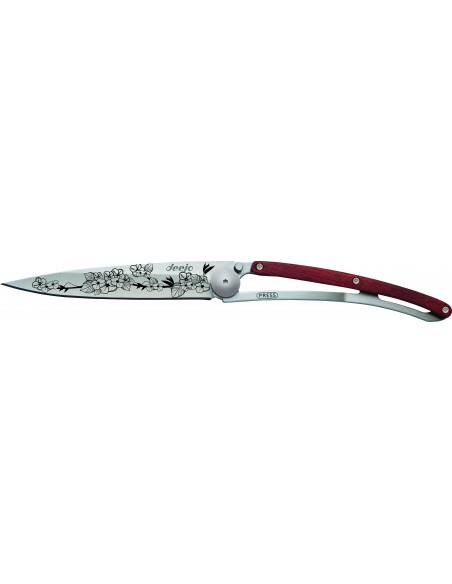 COUTEAU DEEJO TATOO 37G - CERISIER - BOIS DE ROSE