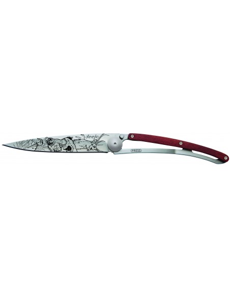 COUTEAU DEEJO TATOO 37G - CHASSE - BOIS CORAIL