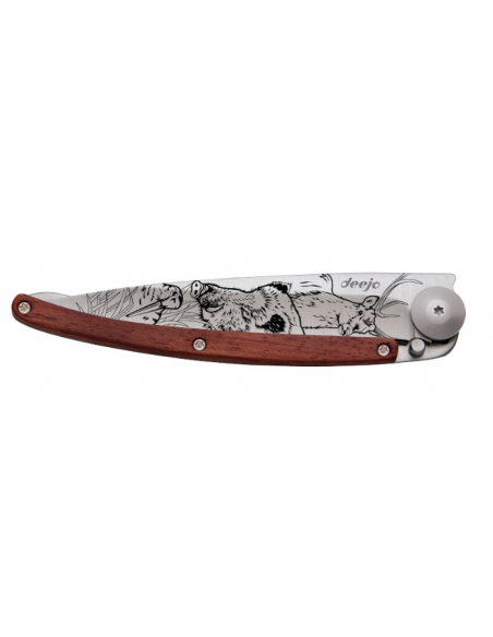 COUTEAU DEEJO TATOO 37G - CHASSE - BOIS CORAIL