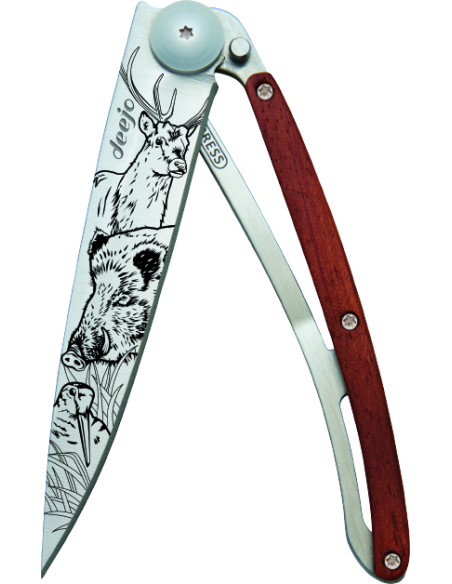 COUTEAU DEEJO TATOO 37G - CHASSE - BOIS CORAIL
