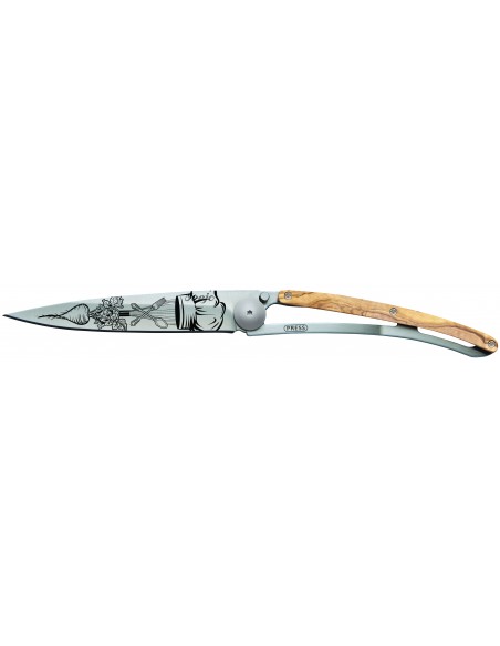 COUTEAU DEEJO TATOO 37G - CHEF - OLIVIER