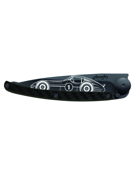 COUTEAU DEEJO TATOO 37G -BOLIDE-FIBRE DE CARBONE