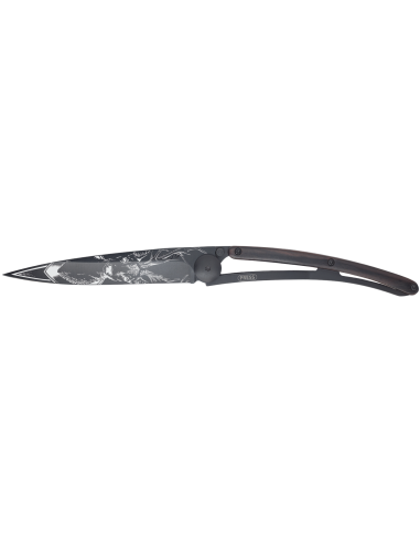 COUTEAU DEEJO 37G EBENE / CERF