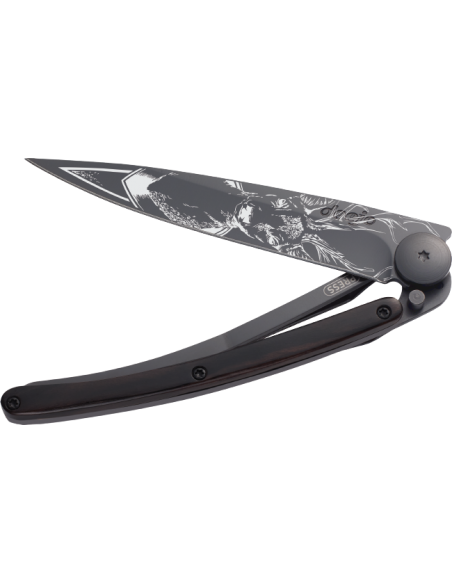 COUTEAU DEEJO 37G EBENE / CERF