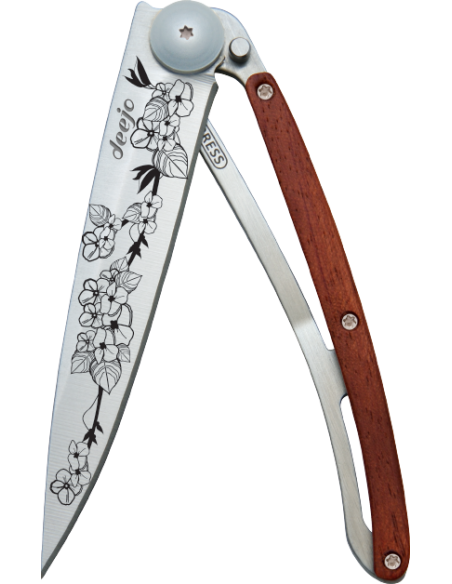COUTEAU DEEJO TATOO 37G - CERISIER - BOIS DE ROSE