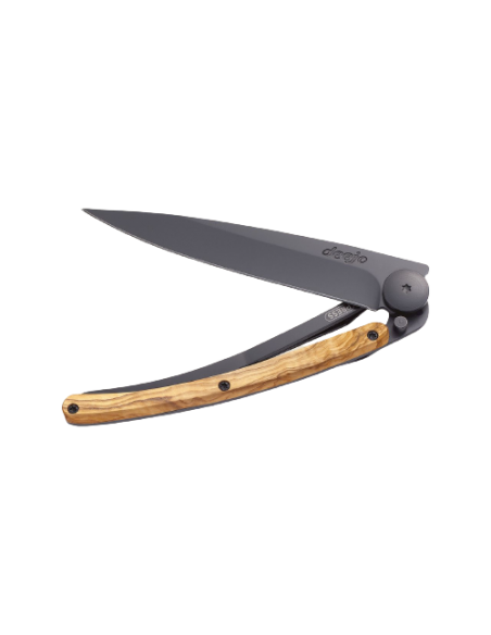 COUTEAU DEEJO BLACK 37G - OLIVIER