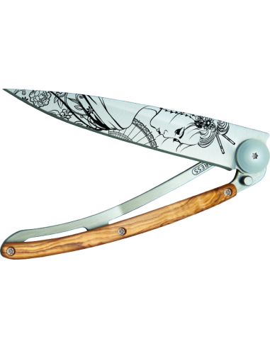 COUTEAU DEEJO TATOO 37G - GEISHA -...