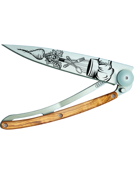 COUTEAU DEEJO TATOO 37G - CHEF - OLIVIER