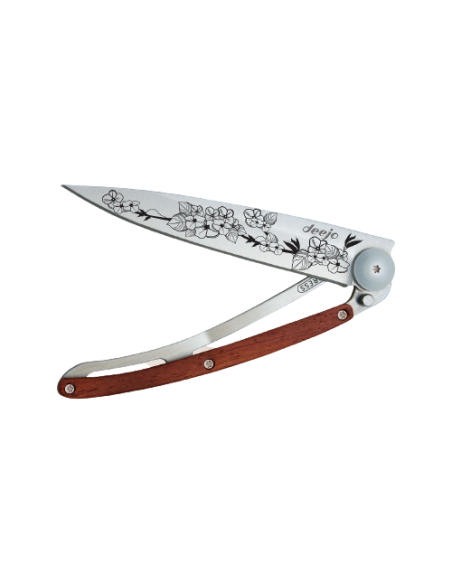 COUTEAU DEEJO TATOO 37G - CERISIER - BOIS DE ROSE