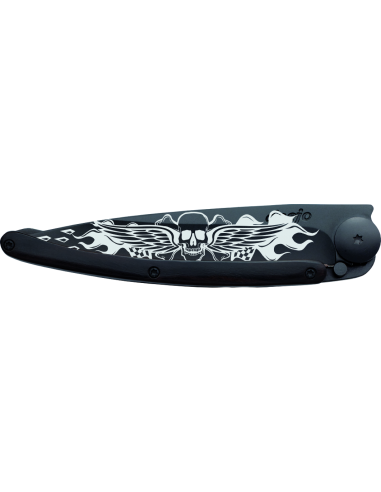 COUTEAU DEEJO TATOO BLACK  37G BIKER...
