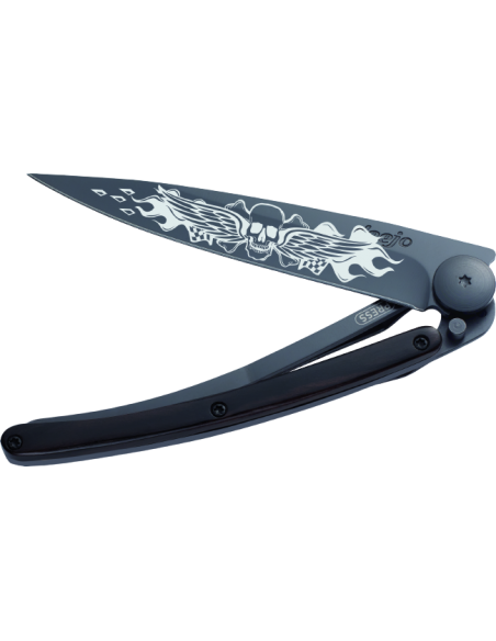 COUTEAU DEEJO TATOO BLACK  37G BIKER ANGELS