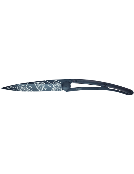 COUTEAU DEEJO TATOO BLACK 37G -CHANCE-EBENE