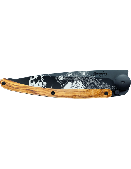 COUTEAU DEEJO TATOO BLACK 37G -HURLEMENT-OLIVIER