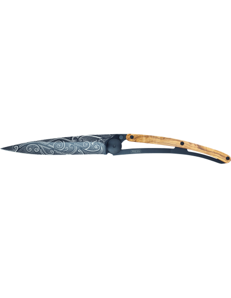 COUTEAU DEEJO TATOO BLACK 37G -PACIFIC-OLIVIER