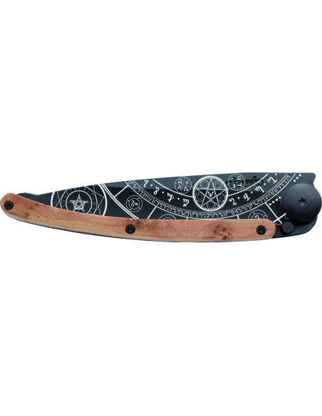 COUTEAU DEEJO TATOO BLACK 37G ESOTERIQUE GENEVRIER