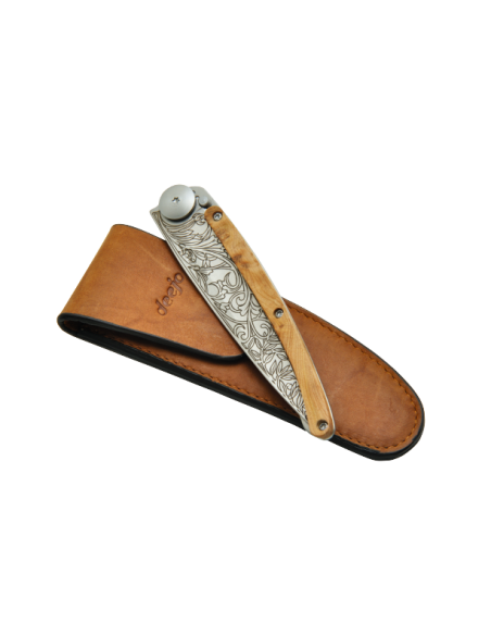 ETUI CEINTURE CUIR DEEJO 37GR NATUREL