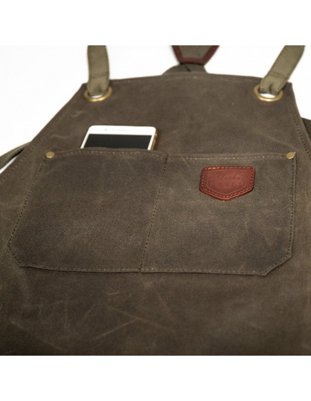 TABLIER 515 VERT OLIVE ALASKAN MAKER