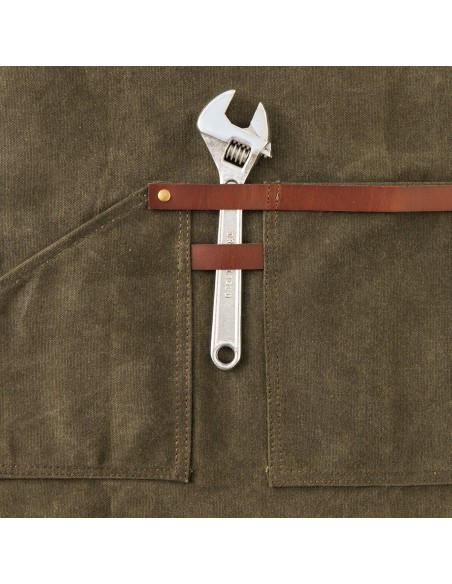 TABLIER 547 VERT OLIVE ALASKAN MAKER