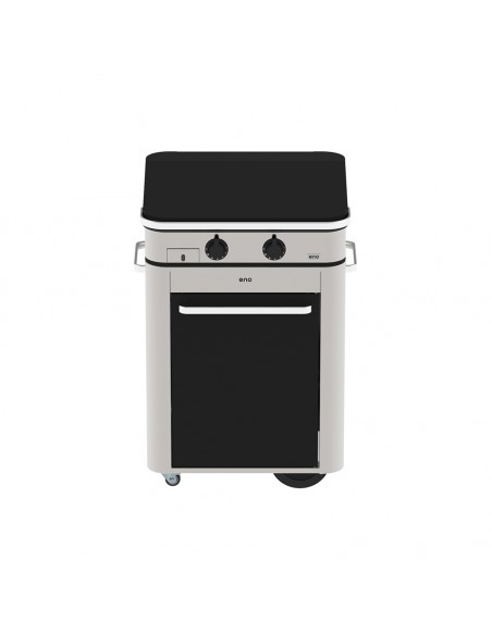 PACK PLANCHA ENOSIGN 65 NOIR INOX AVEC CHARIOT ET CAPOT